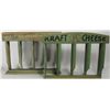 Image 1 : Two Kraft Cheese Wood Store Displays