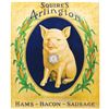 Image 1 : Squire's Arlington Embossed Tin Sign