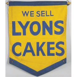 Lyons Cakes Canvas Banner