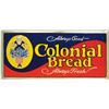 Image 1 : Colonial Bread Embossed Beveled Tin Sign