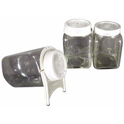 Three Aridor Candy Store Jars