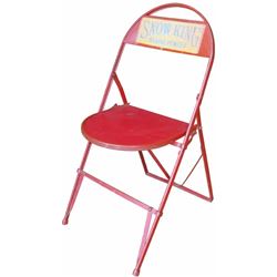 Snow King Baking Powder Advertising Chair