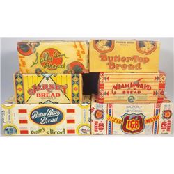 Collection of Vintage Bread Wrappers