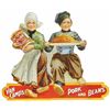 Image 1 : Van Camp's Pork and Beans Die Cut Cardboard Sign