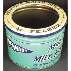 Pennant Malto Milk Biscuits Store Display Tin