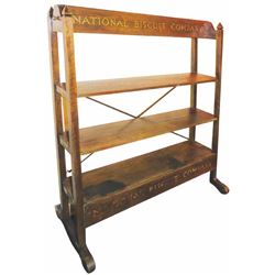 National Biscuit Co. Oak Store Display Rack