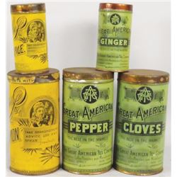 Collection of Country Store Spice Tins