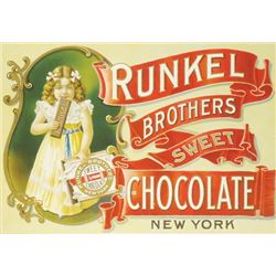 Runkel Brothers Printers Proof Paper Sign