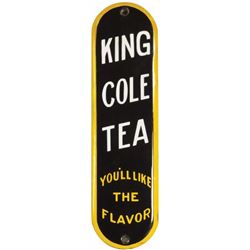 King Cole Tea Porcelain Door Push