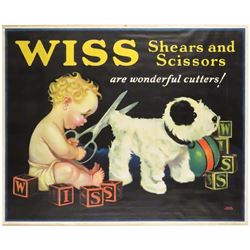 Wiss Shears and Scissors Canvas Sign