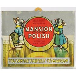 Mansion Polish Tin Litho Sign