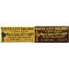Image 1 : Two White City Tailors Signs
