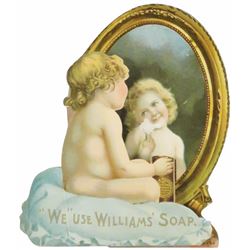 Williams Soap Dimentional Die Cut Trade Card