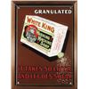 Image 1 : White King Washing Machine Soap Tin Sign