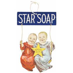 Star Soap Die Cut Cardboard String Hanger