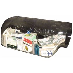 Amour's Soap Glass Store Display Jar