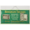 Image 1 : Bingham Trunks Beveled Cardboard Sign