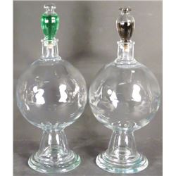 Pair of Apothecary Display Globes