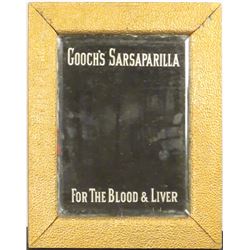 Gooch's Sarsaparilla Beveled Glass Mirror