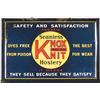 Image 1 : Knox Knit Hosiery Celuloid Over Cardboard Sign