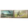 Image 1 : Two Tin Over Cardboard Advertising Signs