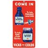Image 1 : Vicks for Colds Porcelain Door Push