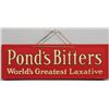 Image 1 : Pond's Bitters Beveled Celluloid Sign