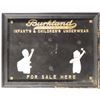 Image 1 : Burkland Children's Underwear Cardboard Sign