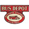 Image 1 : Bus Depot "Buckeye Stage" System Porcelain Sign