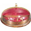 Image 1 : Half Moon Curved Glass Collar Button Case