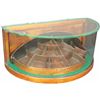 Image 1 : Half Moon Curved Glass Collar Button Case