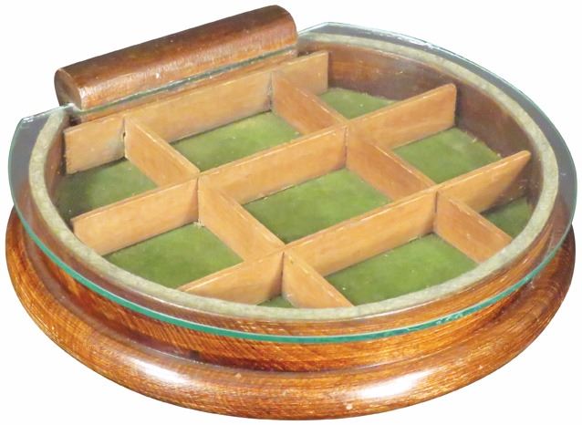 Collar Button Store Display Case