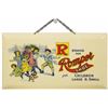 Image 1 : Romper Shoe Beveled Celluloid Sign