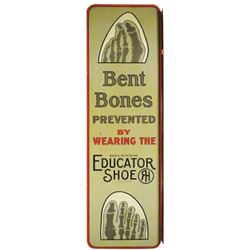 Bent Bones Tin Flange Sign