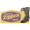 Image 1 : Goodrich Zipper Boot Die Cut Cardboard Sign