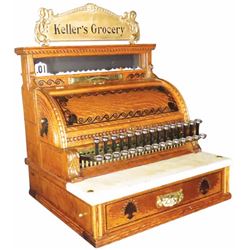 National Cash Register Co. Inlaid Wood Model 3