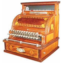 National Cash Register Co Inlaid Wood Model 33