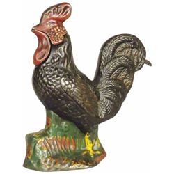 Kyser & Rex "Rooster" Cast Iron Mechanical Bank