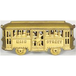 A.C. Williams Main Street Trolley Cast Iron Bank