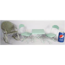 Salesman's Sample / Doll Outdoor Furniture