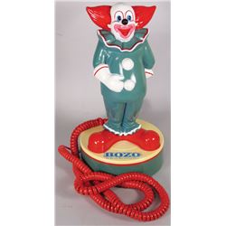 Vintage Bozo the World Famous Clown Telephone