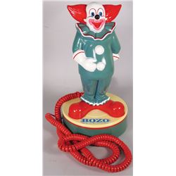 Vintage Bozo the World Famous Clown Telephone