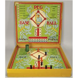 Peg Baseball Game by Parker Bros.