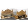 Image 1 : Two Brass Cash Register Top Signs