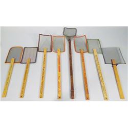 Collection of Eight Advertising Fly Swatters