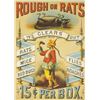 Image 1 : Extremely Rare "Rough on Rats" Paper Sign