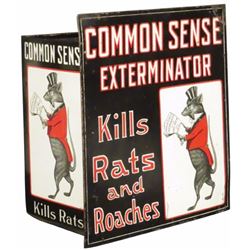 Common Sense Extermination Tin Store Display