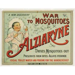 Alziaryne "War on Mosquitoes" Cardboard Sign