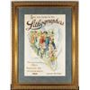 Image 2 : 1901 Lithographer's Ball Paper Sign