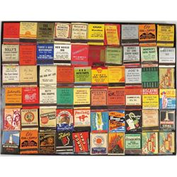 Collection of Vintage Match Books